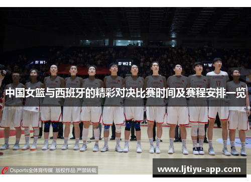 中国女篮与西班牙的精彩对决比赛时间及赛程安排一览